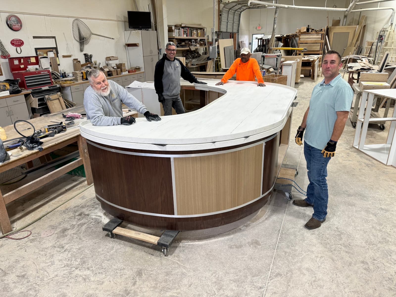 custom millwork team photo